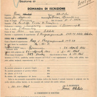 Scheda Anrp del prigioniero