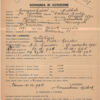 Scheda Anrp del prigioniero