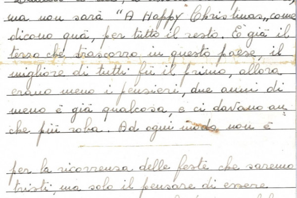 “Non sarà ‘a Happy Christmas’ come dicono qua”