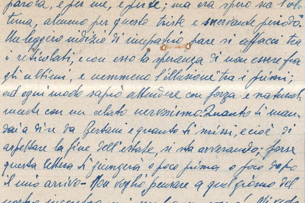 “Non voglio pensare a quel giorno del nostro incontro, sembra un sogno!”